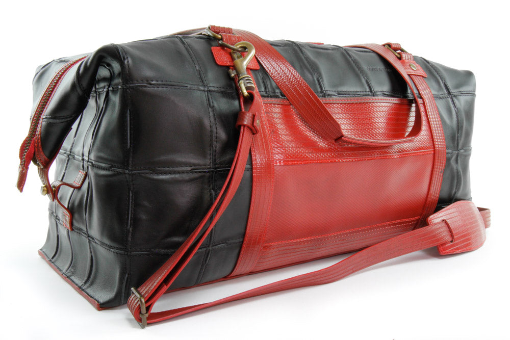 leather weekend bag