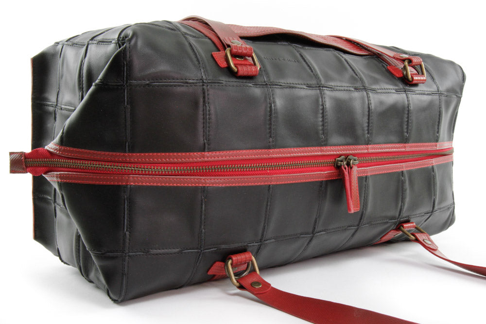 leather weekend bag