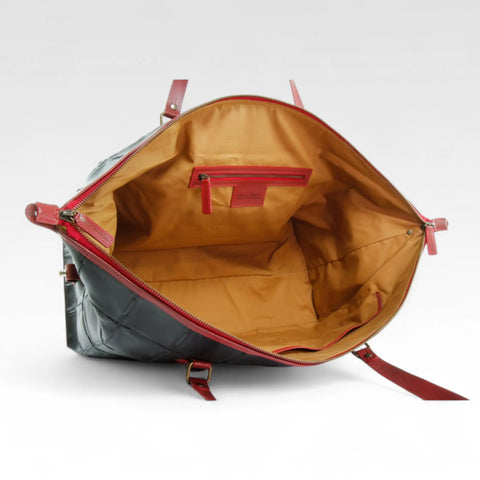 Weekend Bag | Leather & Fire-hose