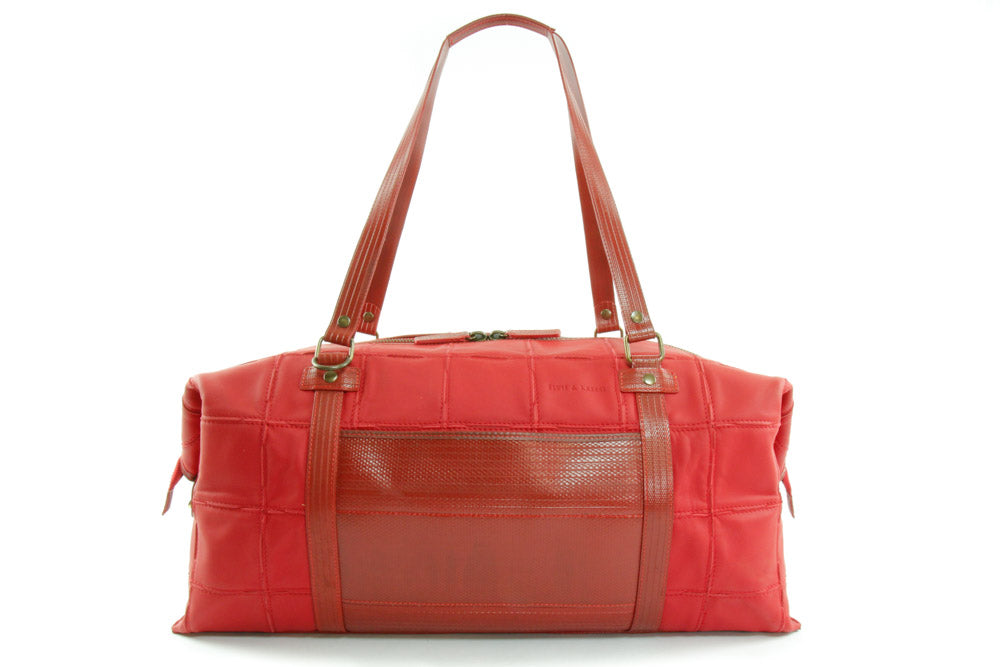 leather weekend bag