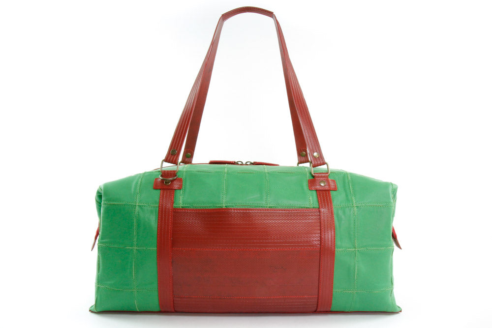 leather weekend bag
