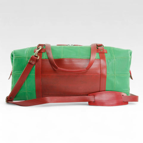 Weekend Bag | Leather & Fire-hose