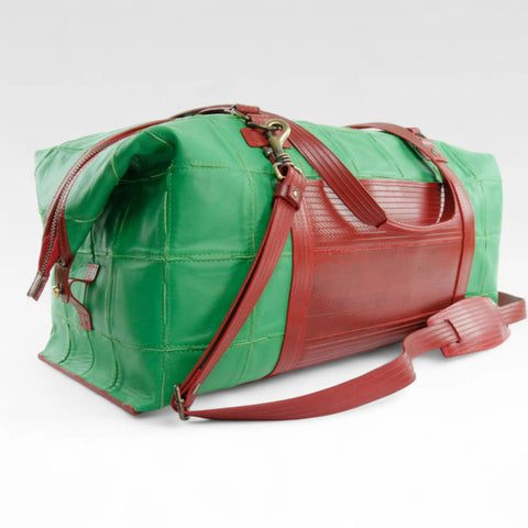 Weekend Bag | Leather & Fire-hose