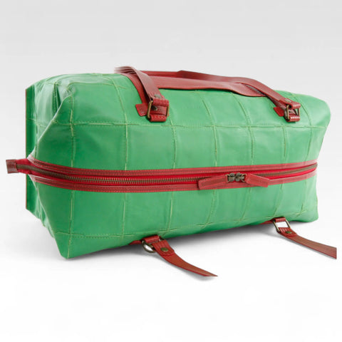 Weekend Bag | Leather & Fire-hose