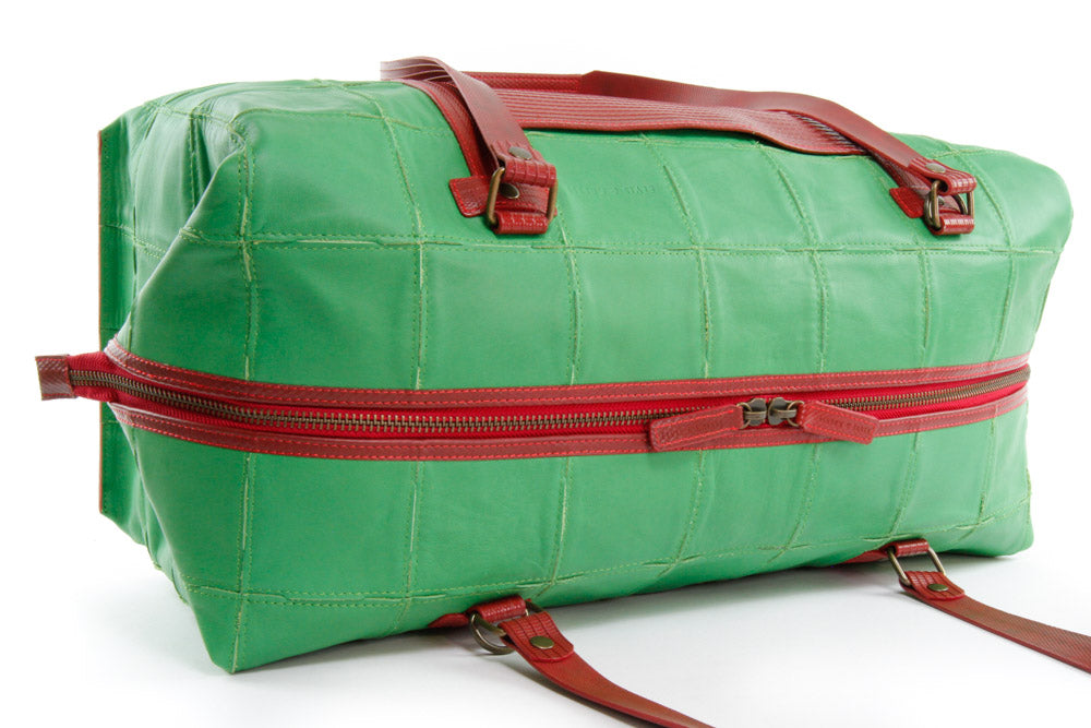 leather weekend bag