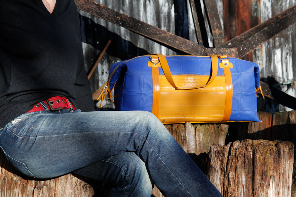 leather weekend bag