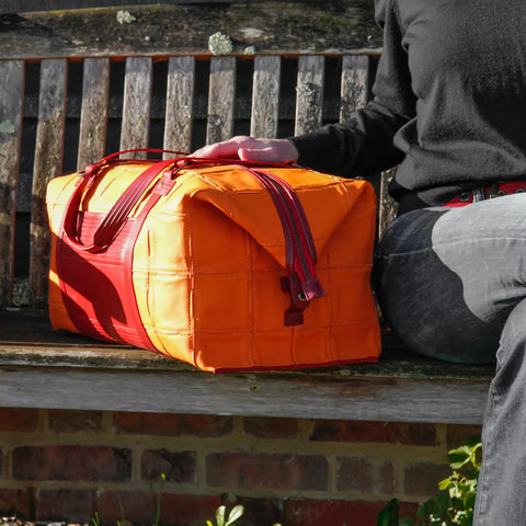 Weekend Bag | Leather & Fire-hose