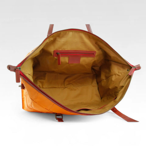 Weekend Bag | Leather & Fire-hose