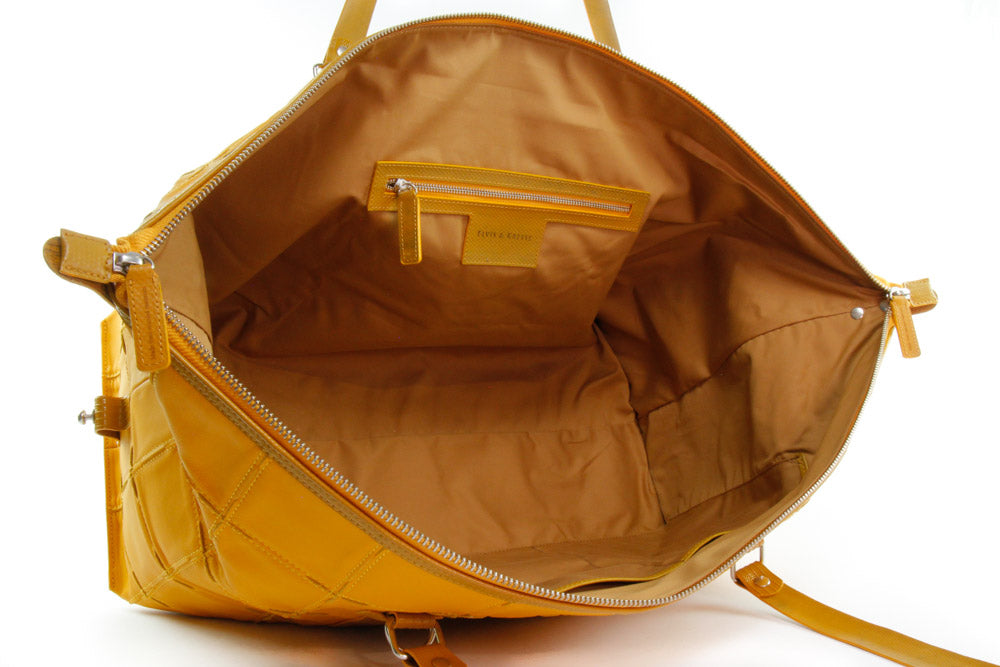 leather weekend bag