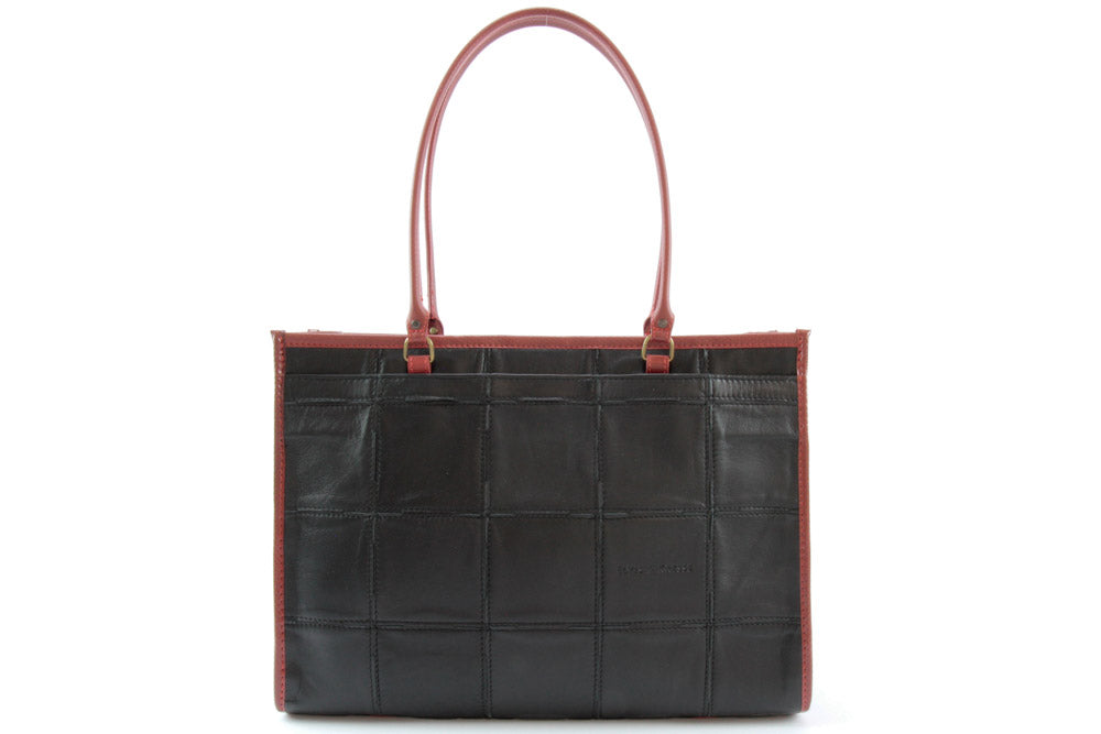 genuine leather tote bag