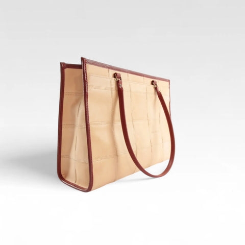 Whitstable Tote | Leather & Fire-hose