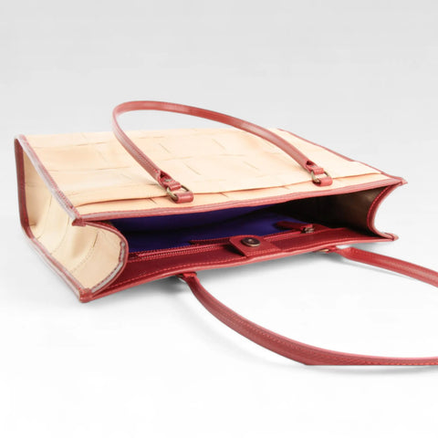 Whitstable Tote | Leather & Fire-hose