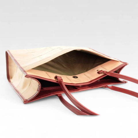 Whitstable Tote | Leather & Fire-hose