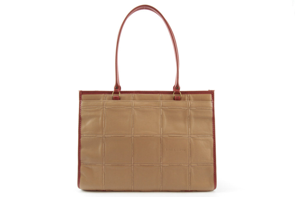 Whitstable leather tote bag