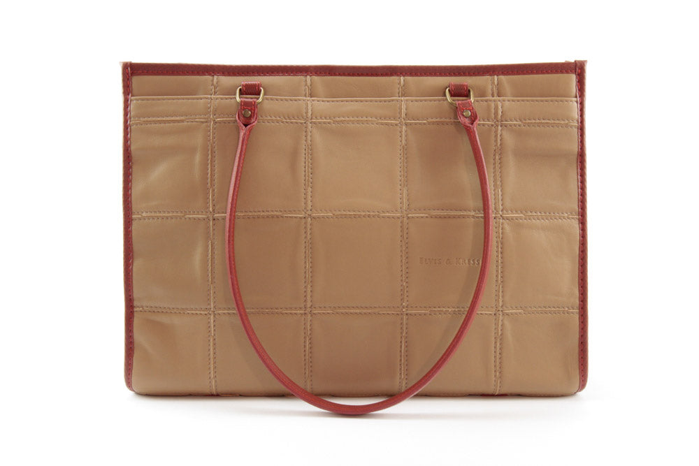 genuine leather tote bag