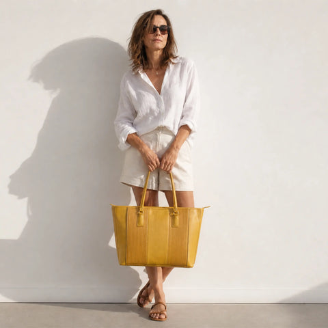 The best-selling Elvis & Kresse fire-hose Tote bag, a sustainable classic for 20 years
