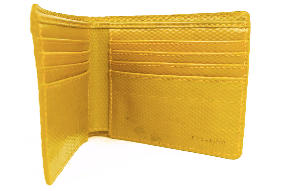 Elvis & Kresse Billfold Wallet - Rare Yellow Hose