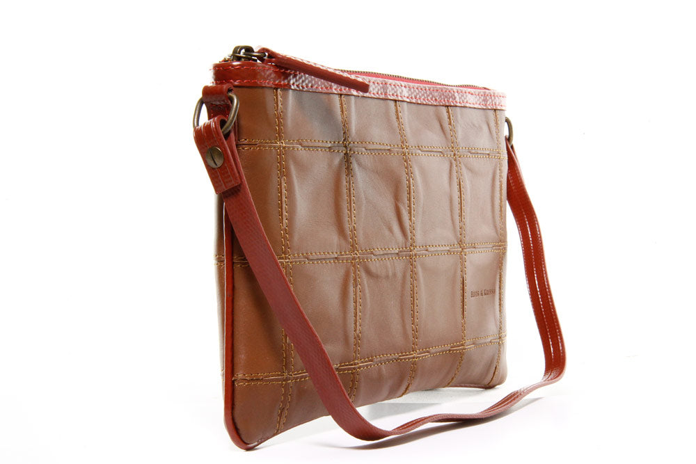 Sustainable luxury clutch bag