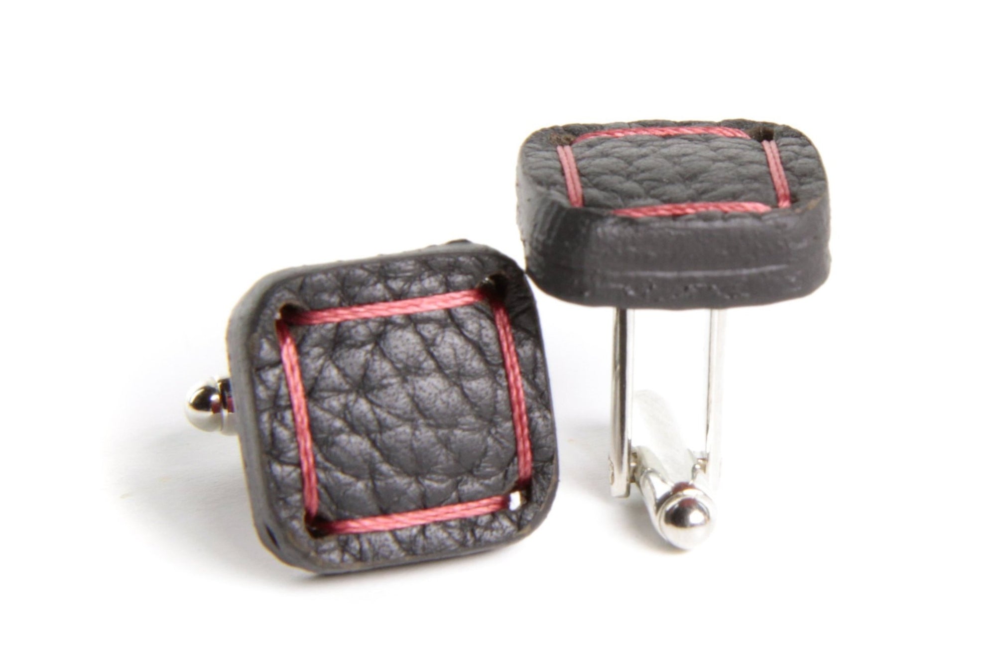 Black Fire& Hide cufflinks by Elvis & Kresse