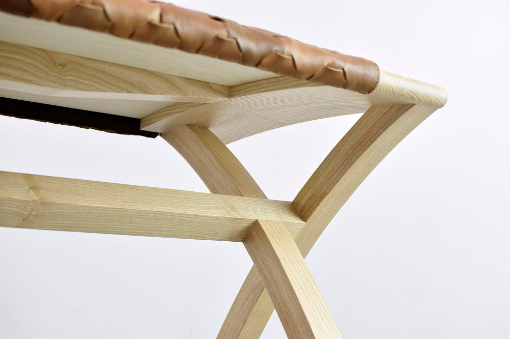 leather bench