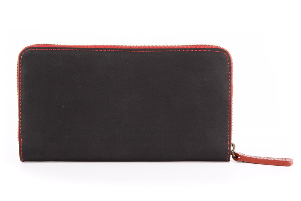 sustainable leather purse