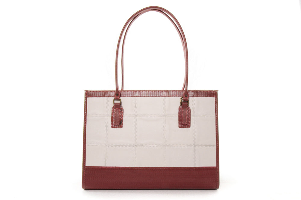 Fire & Hide Square Tote by Elvis & Kresse