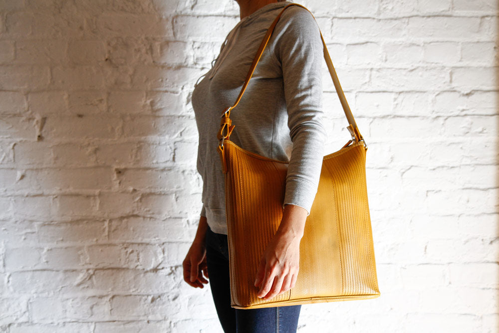 Sustainable luxury shoulder bag