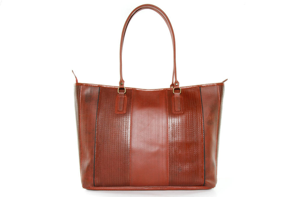 vegan leather tote bag