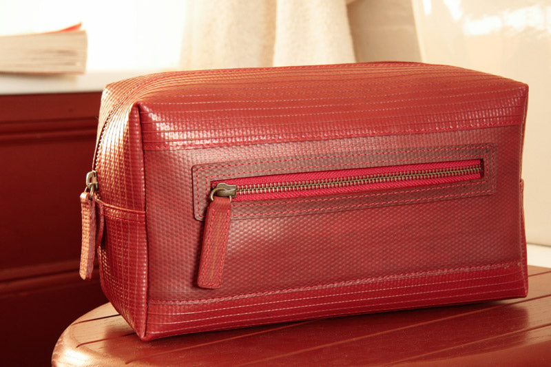 The Elvis & Kresse reclaimed fire-hose wash bag