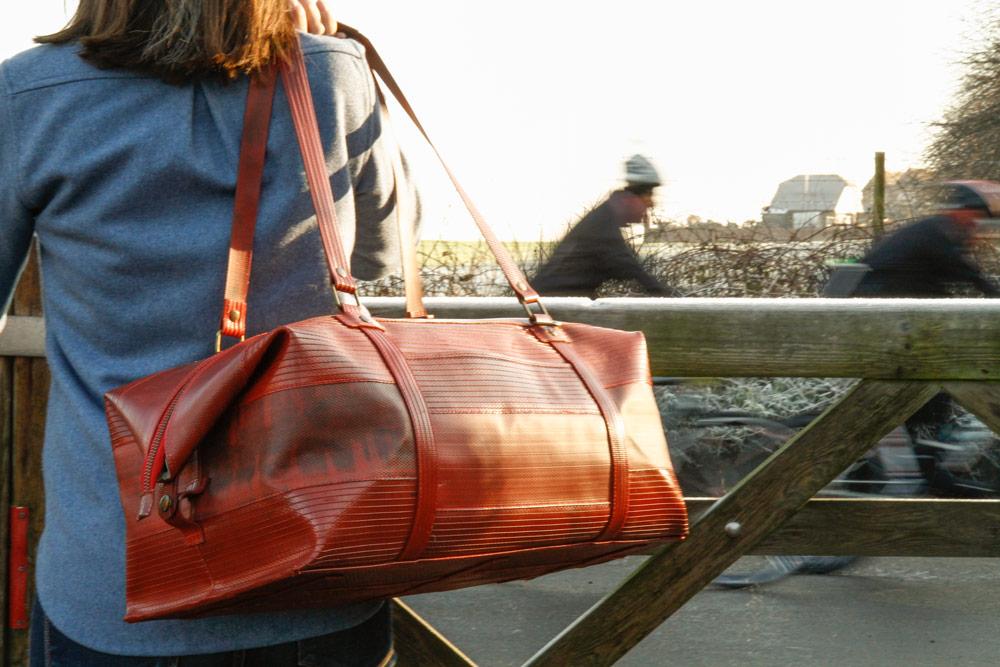 Elvis & Kresse Weekend Bag - Made from decommissioned fire-hose