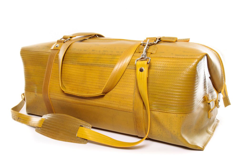 Elvis & Kresse Weekend Bag - rare yellow hose