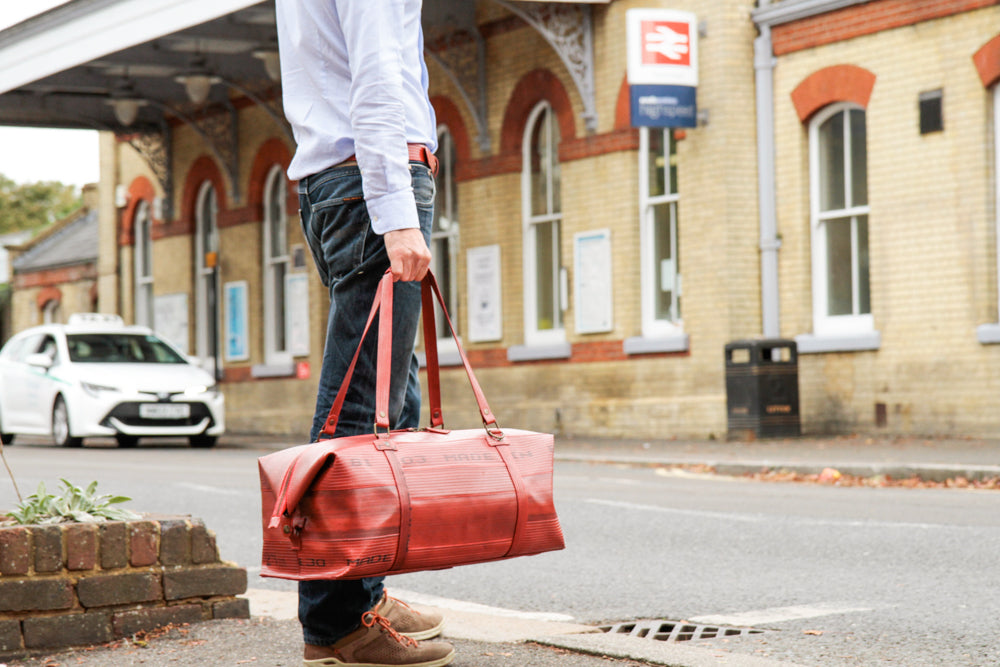 Elvis & Kresse Weekend Bag - Made from decommissioned fire-hose