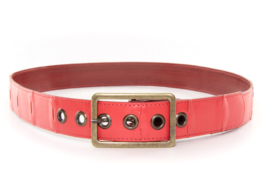 Recycled leather belt by Elvis & Kresse