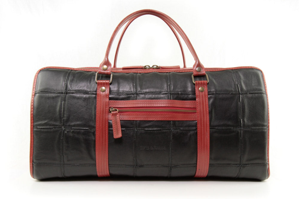 leather travel bag